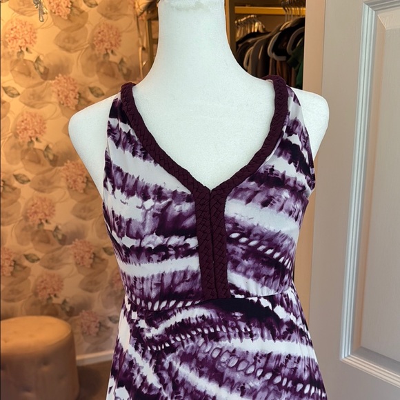 Soma Purple and White Halter Sundress Maxi - Picture 5 of 6